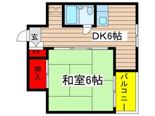 パ－ル熱田の物件間取画像